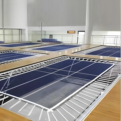 Trampolin auf Bodenhöhe - GA48 | Professionell - Konstruktion visuell