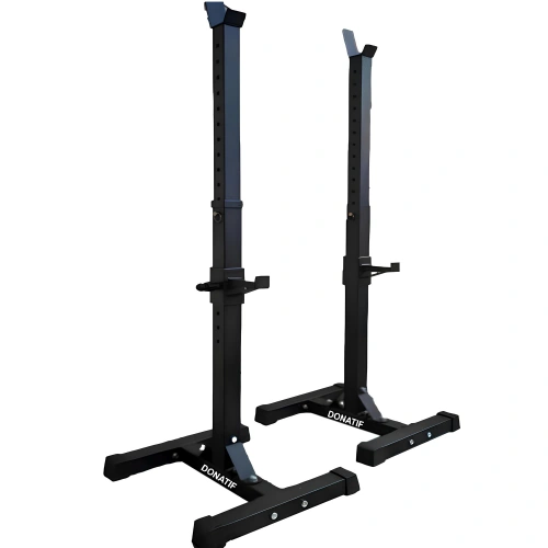 Paar verstellbare Langhantelständer | Home Gym - Seitenansicht