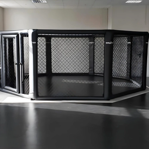 Achteckiger MMA-Käfig | Variable Größe - Nahaufnahme