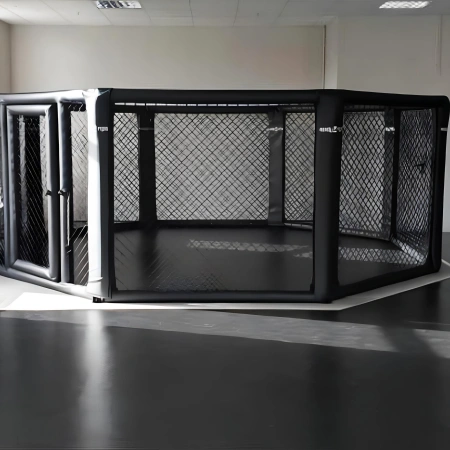 Achteckiger MMA-Käfig | Variable Größe - Nahaufnahme