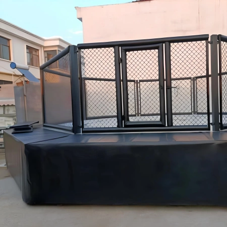 Gabbia MMA Ottagonale - 1 Porta | Rialzata 1 mt | Lotta