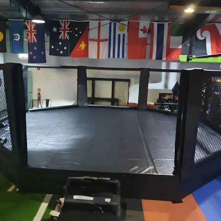 MMA kooi Octagonaal Verhoogd 50 cm | Variabele maat