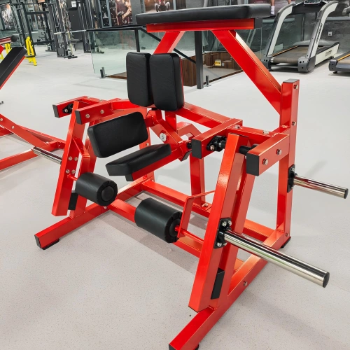 Machine à boucler les jambes à genoux à charge par plaque - RFA | Salle de sport - Utilisation