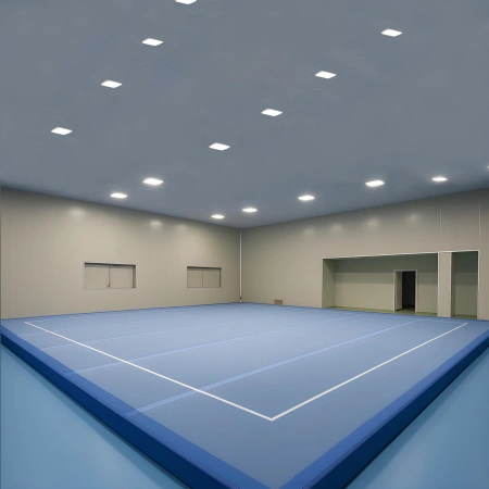 Terrain de gymnastique de compétition - GA90 | Corpo Libero - Vue de la salle de sport