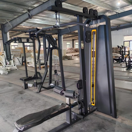 Máquina de Arrastre y Pull Back - FMT | Pila de pesas apilable - Vista total de la máquina