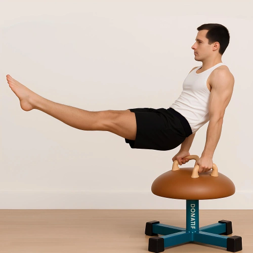 Champignon avec Gymnastique Artistique à Poignée Unique - GA19 - Exercice Visuel