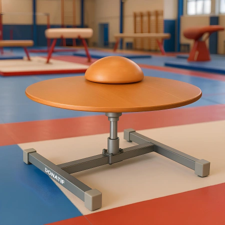 Fungo Rotante in Legno per Ginnastica Artistica - GA76 - Visuale Palestra