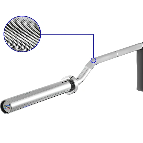 Safety Squat Bar 28 mm - Chiusura a Molle | Su...