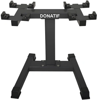 Rack for Adjustable Snap Dumbbells | Space Saver - Front View