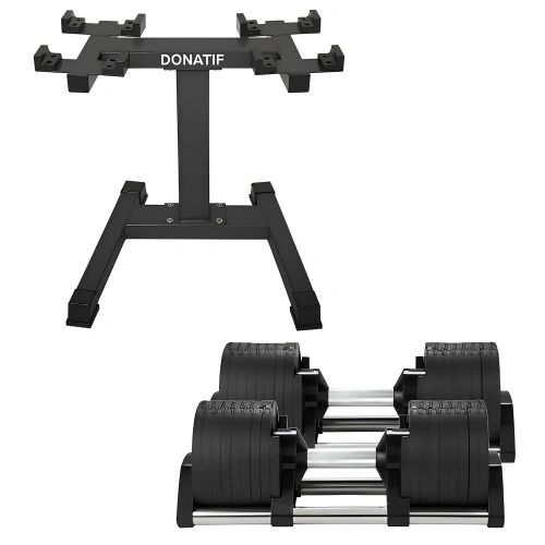 Rack for Adjustable Snap Dumbbells | Space Saver - Dumbbell View