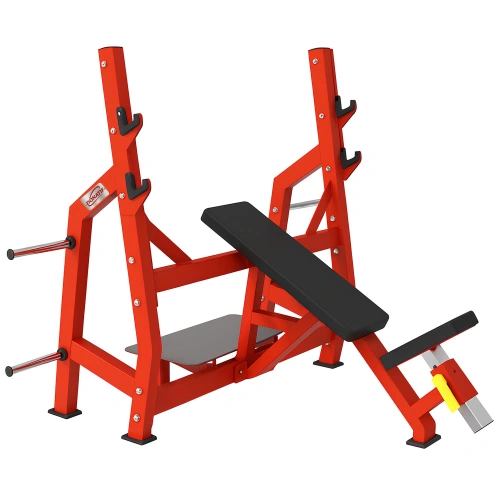 Olympisches Schrägbankdrücken - RFA | Functional Training - volle Sicht auf das Gerät