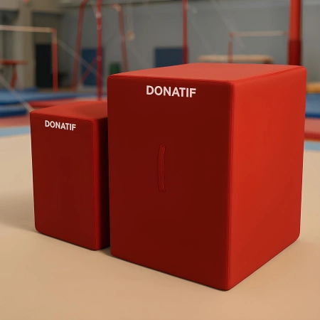 Cubone Mattress for Artistic Gymnastics - GA84 - Visual with Gym Background