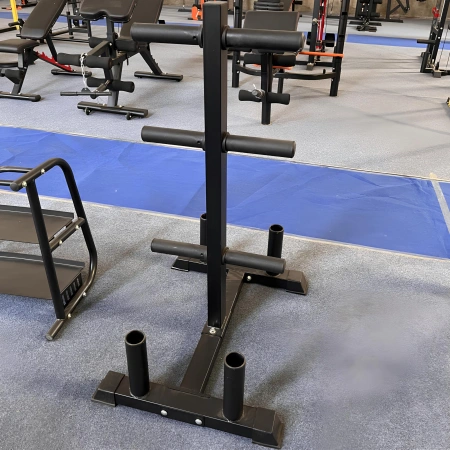 Platten- und Langhantelablage - Home Gym - Ansicht der Verwendung