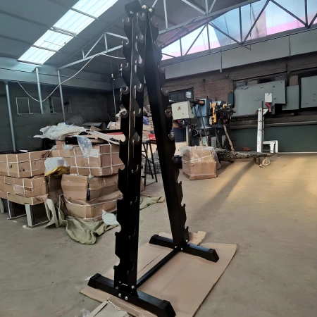 Vertikale Hantelablage - platzsparend | 10 Paare - Verwendung