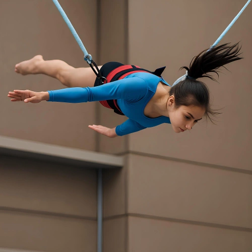 Ceinture acrobatique murale - GA88 - Vue de l’exercice