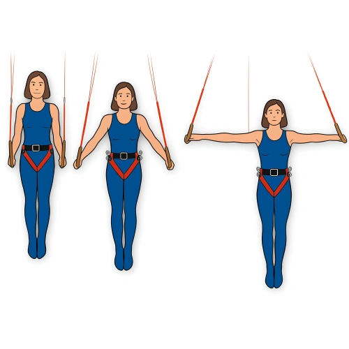 Supporto Croci Anelli per Ginnastica Artistica - GA59 - Visuale Esercizi