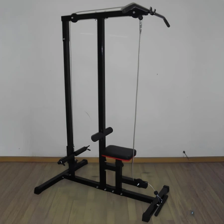 Máquina de Música Lateral con Polea de Bajo | Carga con discos - Vista lateral