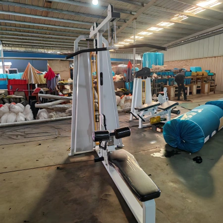 Máquina de Arrastre y Pull Back - FMT | Pila de pesas apilable - Vista total de la máquina