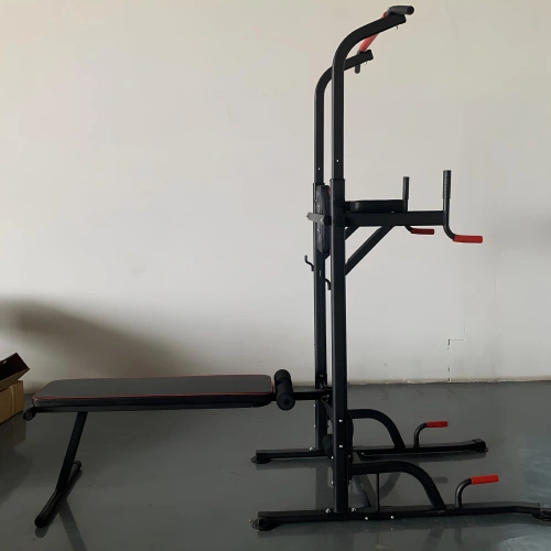 Tour électrique avec banc multifonction - Pliable - Vue latérale de la droite