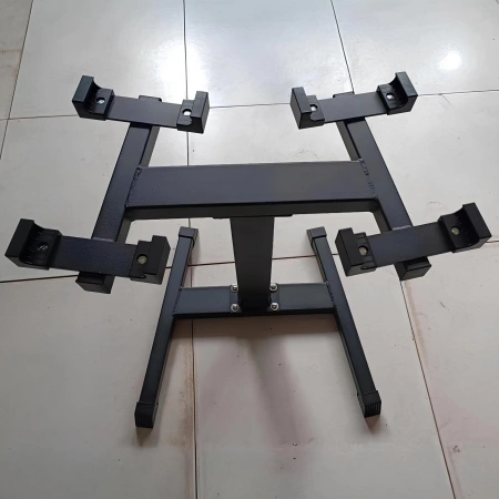 Rack for Adjustable Snap Dumbbells | Space Saving - Usage View