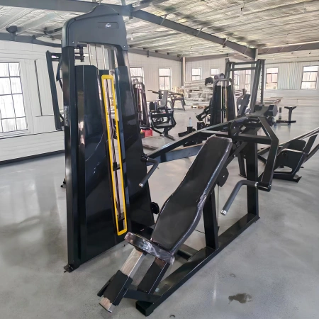 Banco Olímpico Inclinado - FMT | Pila de pesas incluida - Uso