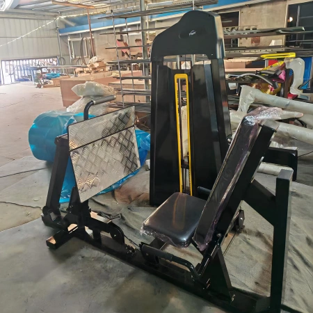 Seated Leg Press - FMT | Weight pack included | Customized - Left Side View