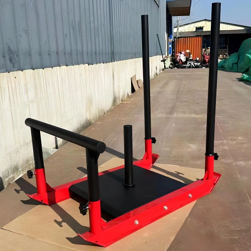 Traîneau de poids de gymnase | Renforcement musculaire - Vue extérieure