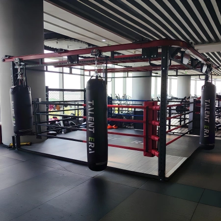 Anillo con estructura de soporte de bolsa giratoria - SC180 - Vista lateral