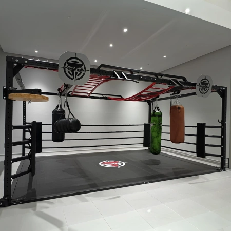 Ring mit Multifunktionsstruktur und Taschen, Birnen - SC170 - Vorderansicht im Zimmer