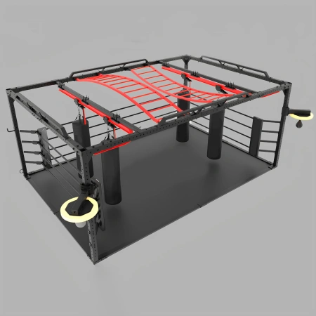 Anillo con estructura multifunción y bolsas, peras - SC170 - Vista 3D