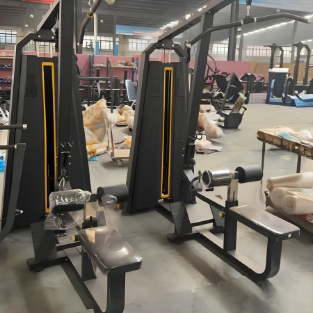 Máquina de Arrastre y Pull Back - FMT | La pila de pesas se puede aumentar - Vista de par