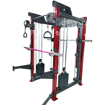 Rack multifunción profesional - MR60 | Gimnasio - Vista lateral izquierda