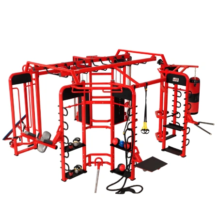 Struttura Fitness Multifunzionale - RFA | Personalizzabile - Visuale Laterale