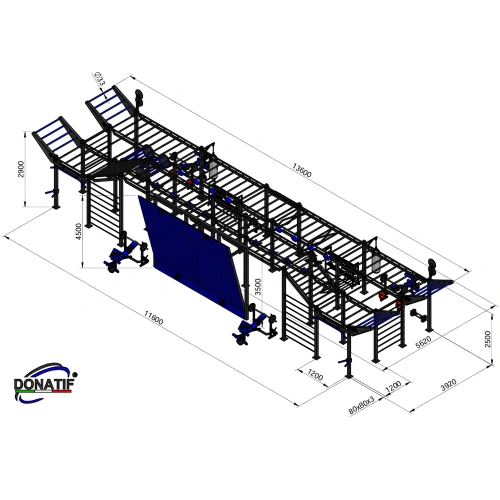 Calistenia diseñada en Italia Estructura - CH39 | OCR - Mediciones