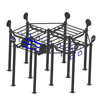 Octagonal Calisthenics Structure - CH41 | Street Workout - Full View
