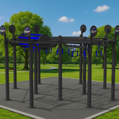 Structure Escale Escagonale - CH41 | Street Workout - Utilisation