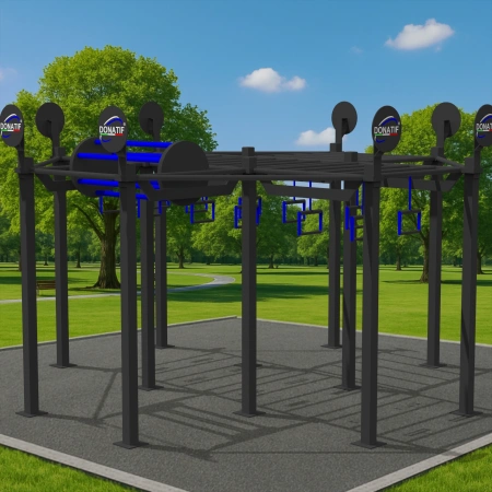 Structure Escale Escagonale - CH41 | Street Workout - Utilisation