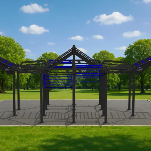 Struttura Calisthenics Functional Fitness - CH42 | Outdoor - Visuale all'Aperto