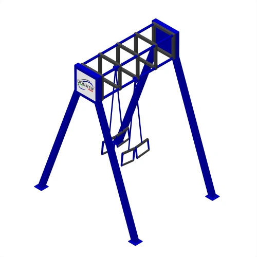 Struttura Calisthenics con Prese Sospese - CH44 | Outdoor - Visuale Completa