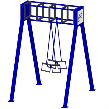 Calisthenics Frame with Hanging Grips - CH44 | Outdoor - Side View