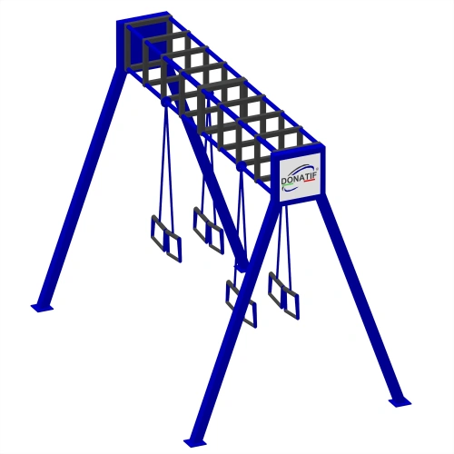 Struktur des Aufhängegurts - CH45 | Calisthenics - Vorderansicht