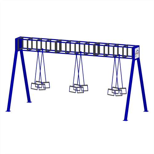 Struttura per Suspension Training - CH46 | Street Workout - Visuale Completa