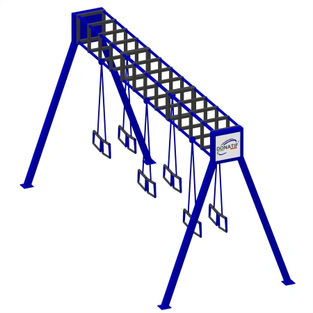 Struttura per Suspension Training - CH46 | Street Workout - Visuale Frontale