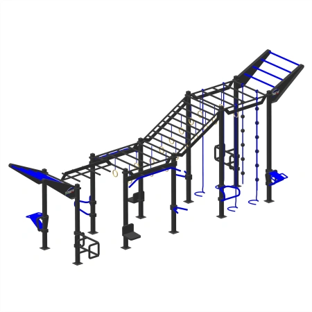 Estructura de cuerda de escalada - CH50 | Calistenia - Vista completa