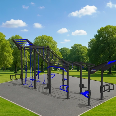 Struttura con Corda da Arrampicata - CH50 | Calisthenics - Utilizzo