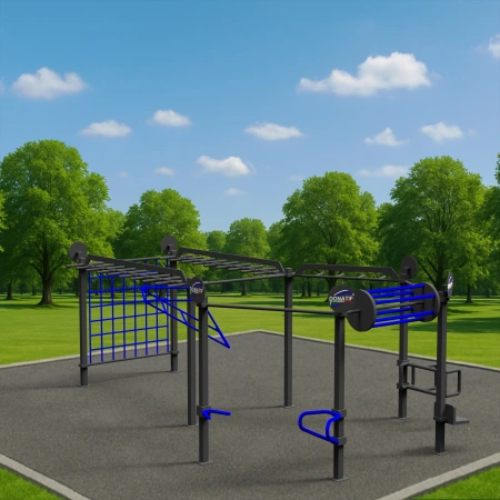 Marco de calistenia con rodillo - CH54 | Street Workout - Uso