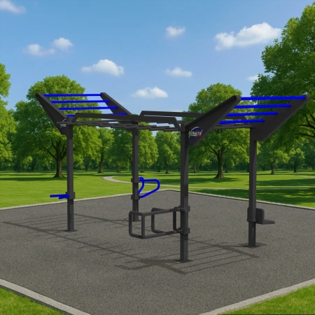 Struttura con Barre Orizzontali - CH55 | Parco Outdoor - Utilizzo