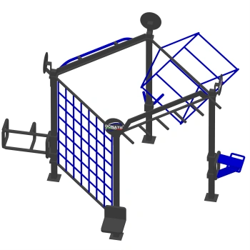 Structure with Pull-Up Bars - CH57 | Calisthenics - Full View