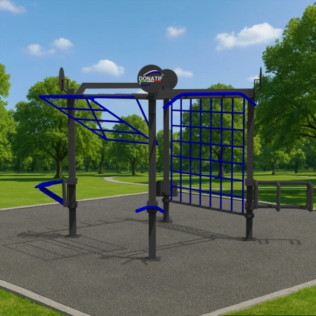 Struktur mit Klimmzugstangen - CH57 | Calisthenics - Anwendung