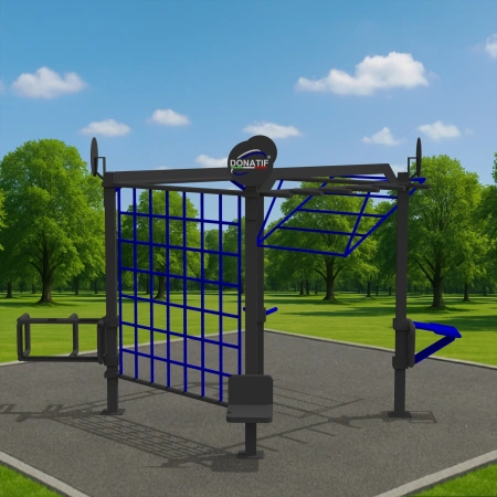 Struttura con Barre per Trazioni - CH57 | Calisthenics - Visuale all'Aperto